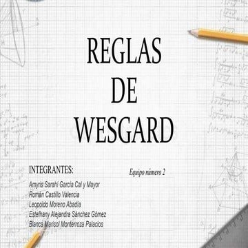 las reglas de wesgard