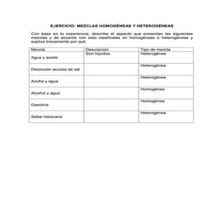 Actividad 2 ejercicios de mezclas