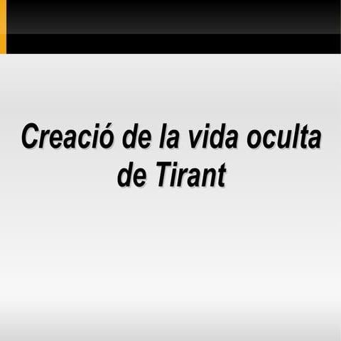 Actividad2;tirant lo blanc