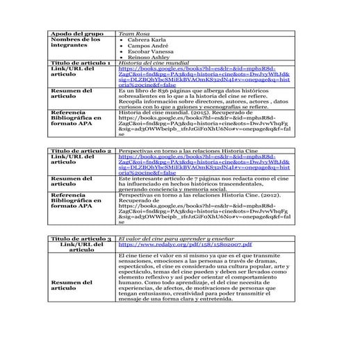 Actividad 3. team rosa