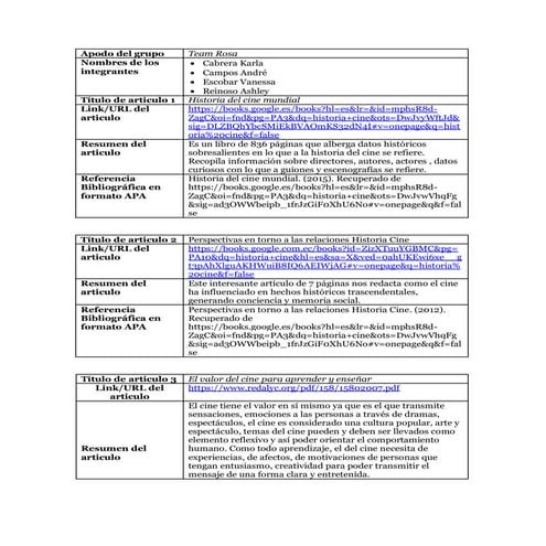 Actividad 3. Team Rosa