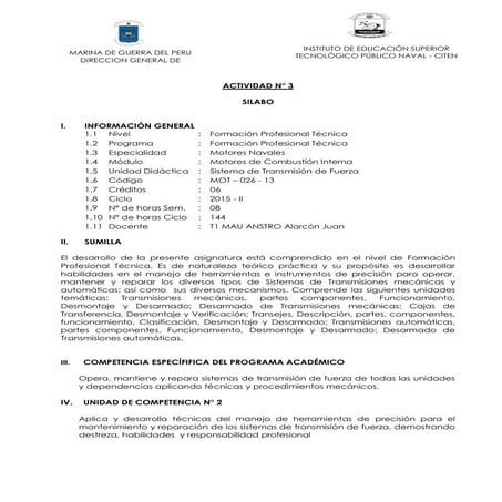 Actividad 3.1   modulo II