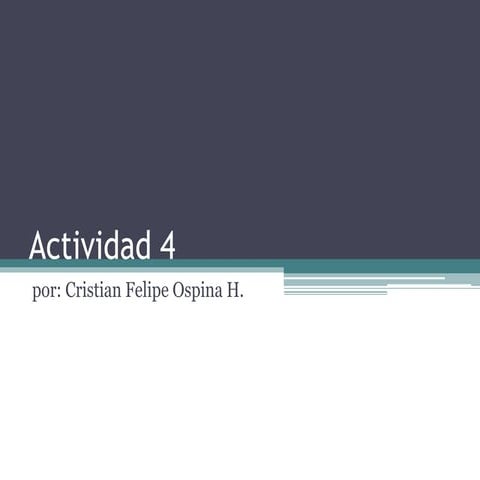 Actividad 4