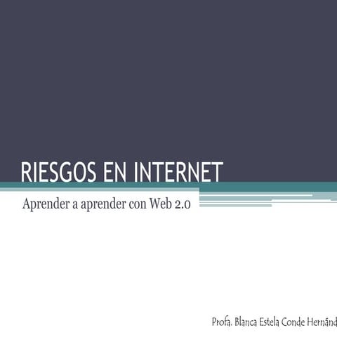 RIESGOS REDES SOCIALES