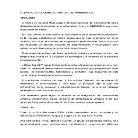 Comunidad de aprendizaje final | PPTX