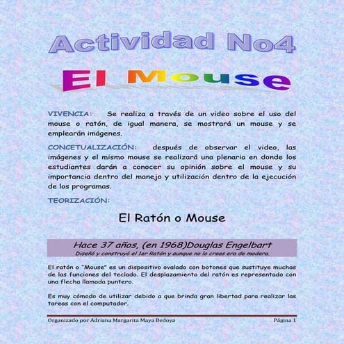 Actividad 4 el mouse