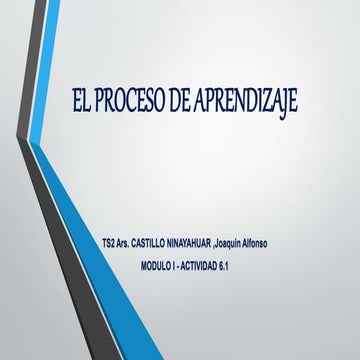 Actividad 6.1 proceso de aprendizaje