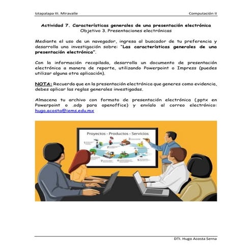 Actividad7 caracteristicas presentacion