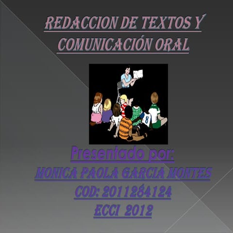 Actividad 7 redaccion de textos y comunicación oral