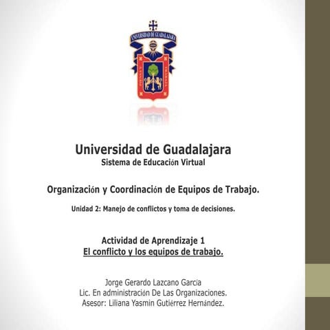 El conflicto y los equipos de trabajo