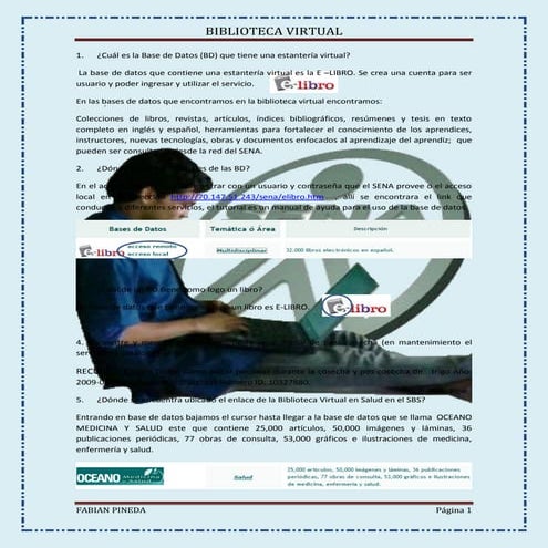 Actividad biblioteca resuelta pdf