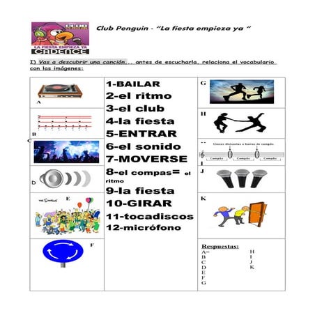 Actividad cancion fiesta 1