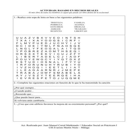 Actividad CIS Evaristo Martín Nieto