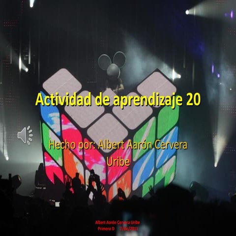 Actividad de aprendizaje 20