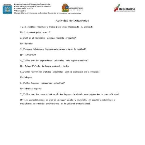 Actividad de diagnostico