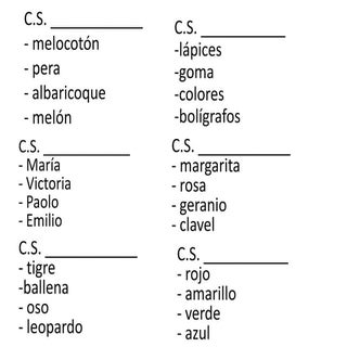 Actividad del campo semantico