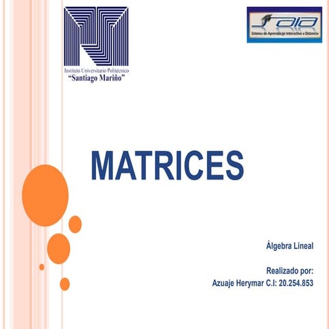 Actividad de matrices