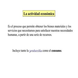 Actividad económica