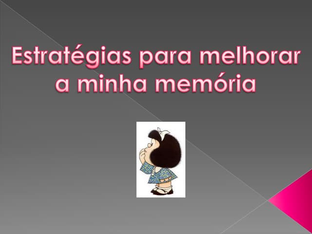 Estratégias de memorização