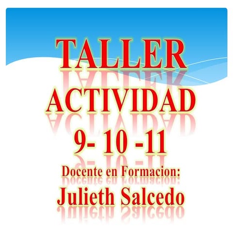 Actividades 9, 10 Y 11