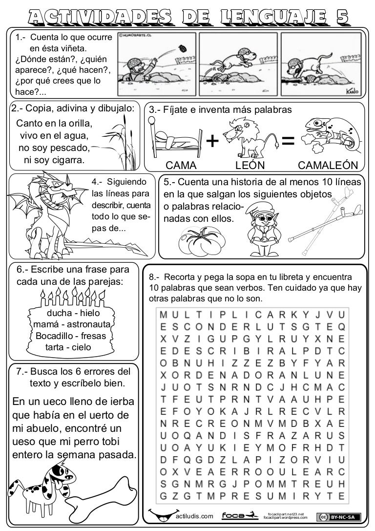 Actividades libretalenguaje