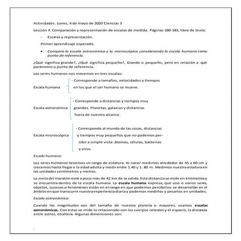 química 3o g h i Actividades 4 de mayo de 2020