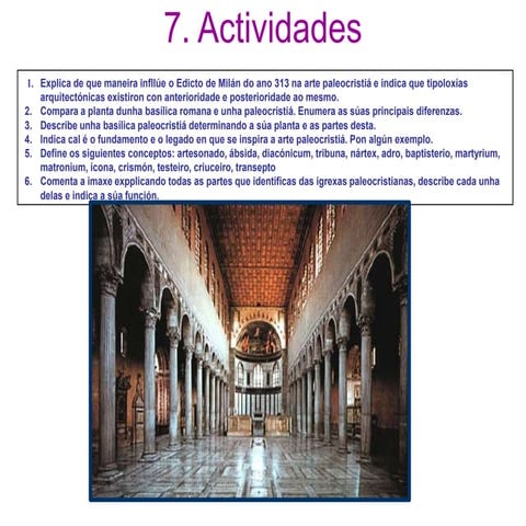 Actividades arte paleocristiá