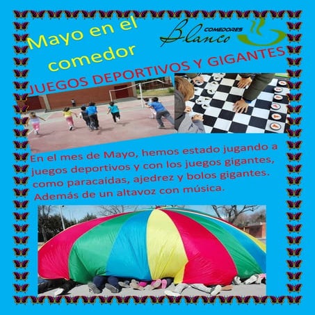 Actividades comedor mayo