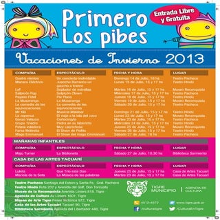 Actividades culturales para vacacio...