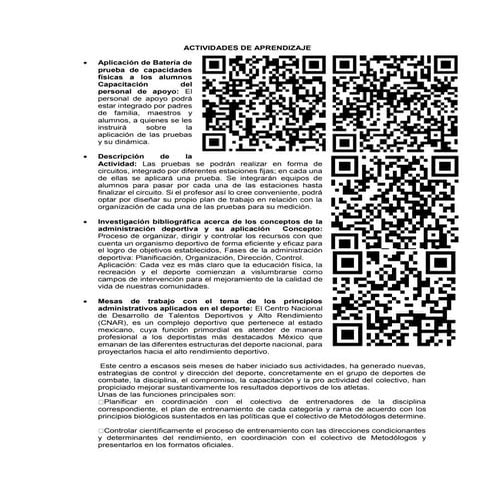 Actividades de aprendizaje unidad 1