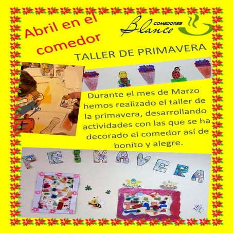 Actividades de comedor  abril.Pereda_Leganés