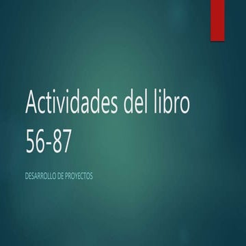 Actividades del libro 56 87
