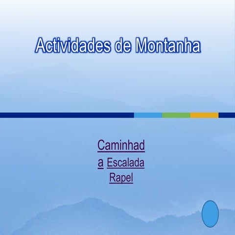 Actividades De Montanha