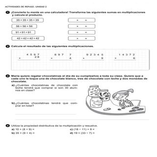 Actividades de repaso