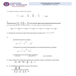 Actividades de verano 2017