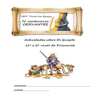 Actividades "El Quijote" 