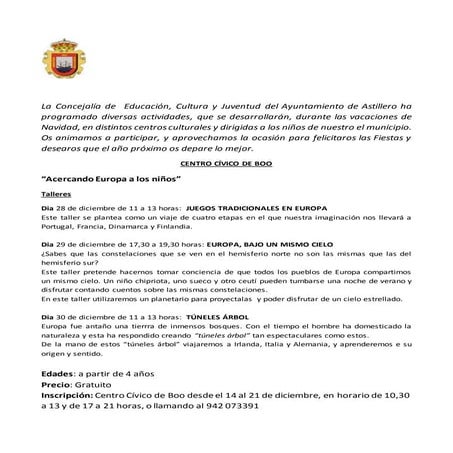 Actividades durante la epoca navideña colegios