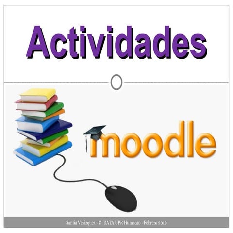 Actividades En Moodle
