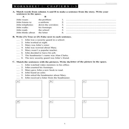 Actividades footsteps