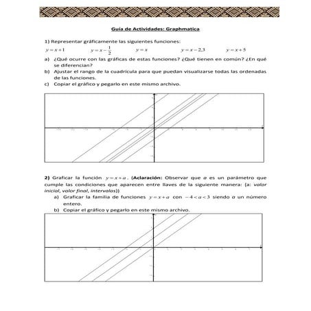 Actividades  graphmatica 
