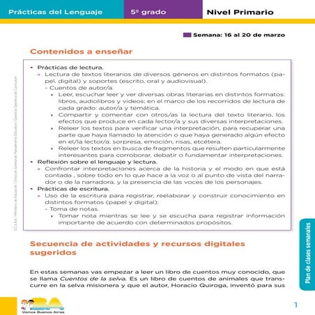 Actividades guerra de los yacares