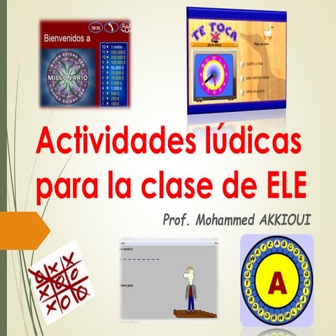 Actividades lúdicas para la clase de ele