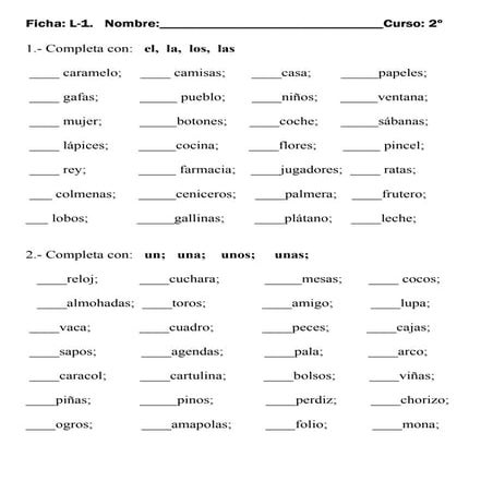 Actividades lengua 1