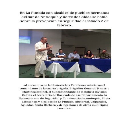 Actividades lunes 4 de febrero de 2013