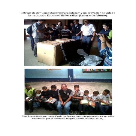 Actividades martes 5 de febrero