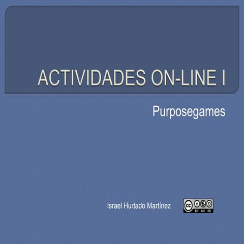 Actividades on line I
