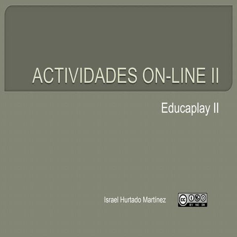 Actividades on line ii (parte ii)