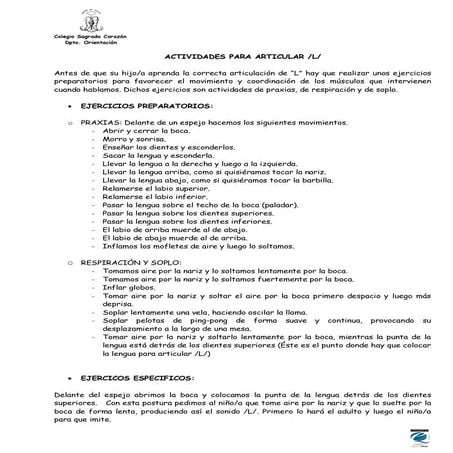 Test de Articulación TAR | DOC