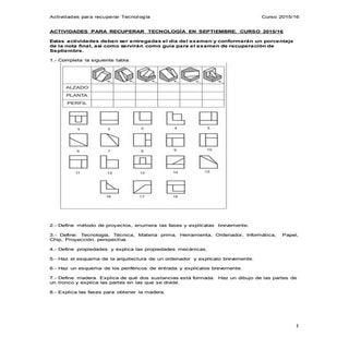 Actividades para recuperar tecnolog...