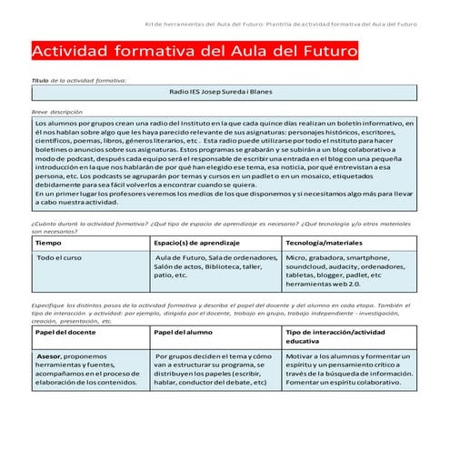 Actividadespedagogicasinnovadoras